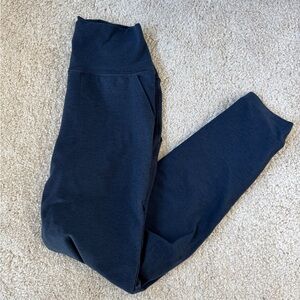 Beyond Yoga Navy Spacedye Patch Pocket Leggings
